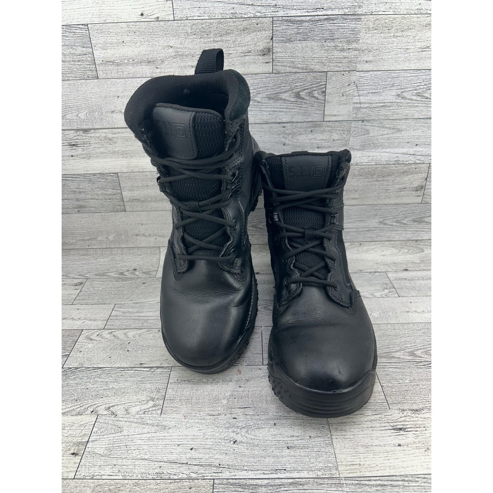 5.11 Tactical ATAC 2.0 6 inch NZ Black Leather Duty Boots 12405 Women Size 8.5‎